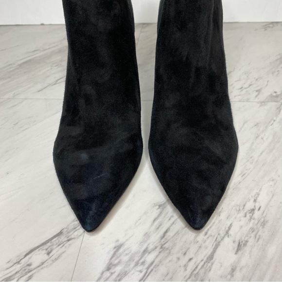 Marc Fisher Urmi Black Suede Pointy Toe Bootie 11M - Picture 10 of 14